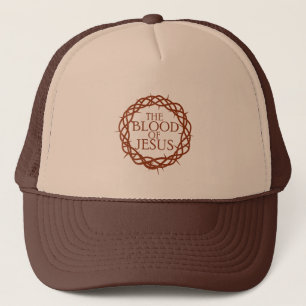 The Blood of Jesus Trucker Hat
