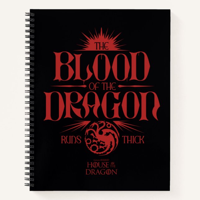 The Blood of the Dragon Runs Thick Notebook (Front)