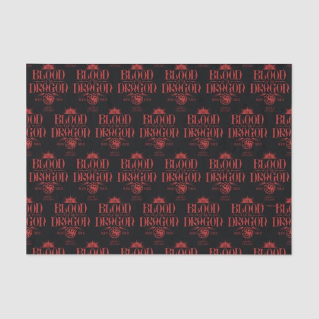 The Blood of the Dragon Runs Thick Tissue Paper (Front)