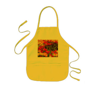 The Blossoming Of Tulips on apron