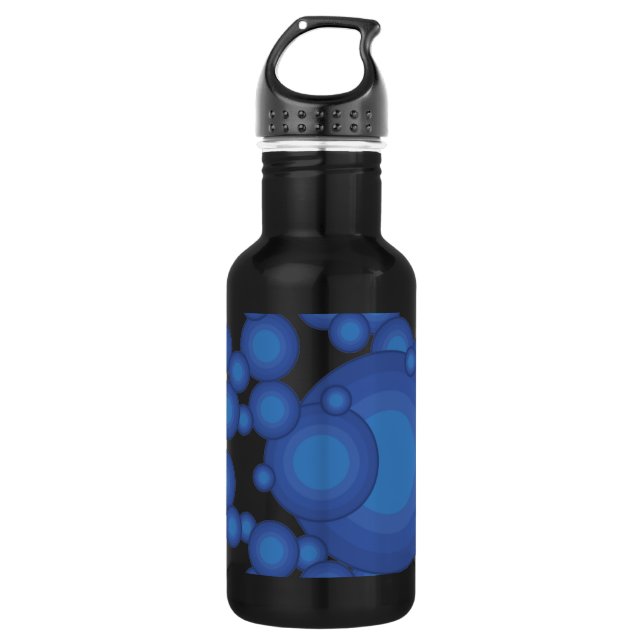 The Blue 70's year styling circle 532 Ml Water Bottle (Front)
