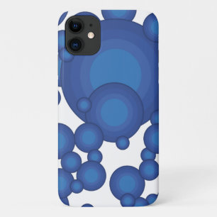 The Blue 70's year styling circle Case-Mate iPhone Case