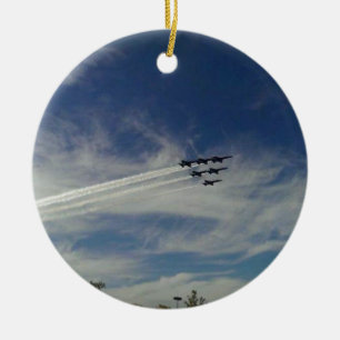 The Blue Angels Ceramic Tree Decoration