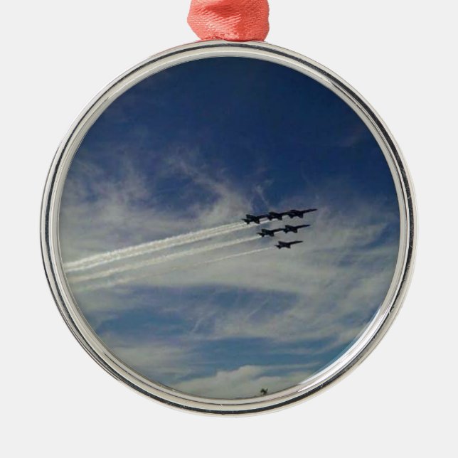 The Blue Angels Metal Tree Decoration (Front)