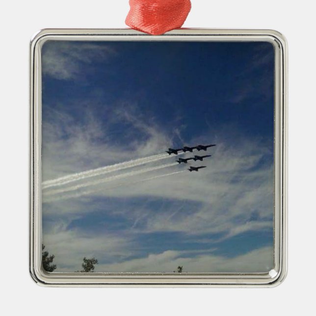 The Blue Angels Metal Tree Decoration (Front)