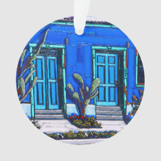 The Blue Barrio Round Ornament