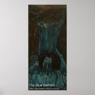 The Blue Bathers Poster
