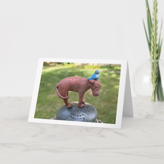 The Blue Bird of Happiness Card (Front)