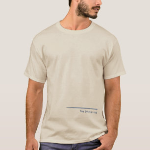 The blue Bottom Line T-Shirt