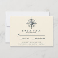 The Blue Compass | Wedding RSVP meal choise V1