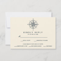 The Blue Compass | Wedding RSVP meal choise V2