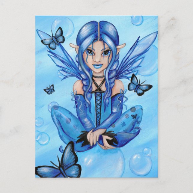 "The Blue Fairy" postcard (Front)