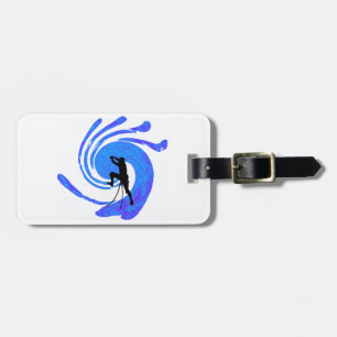 THE BLUE LINE LUGGAGE TAG