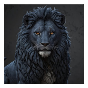 The Blue Lion Poster