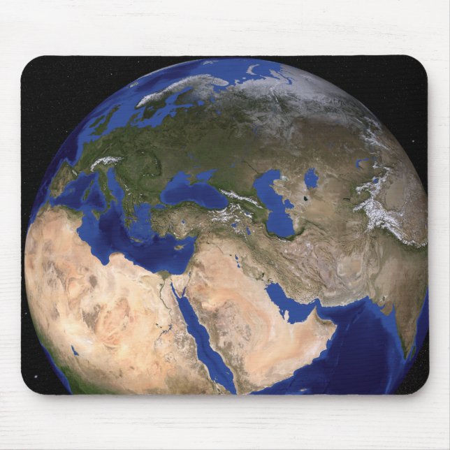 The Blue Marble Next Generation Earth 2 Mouse Pad (Front)