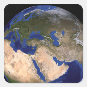 The Blue Marble Next Generation Earth 2 Square Sticker