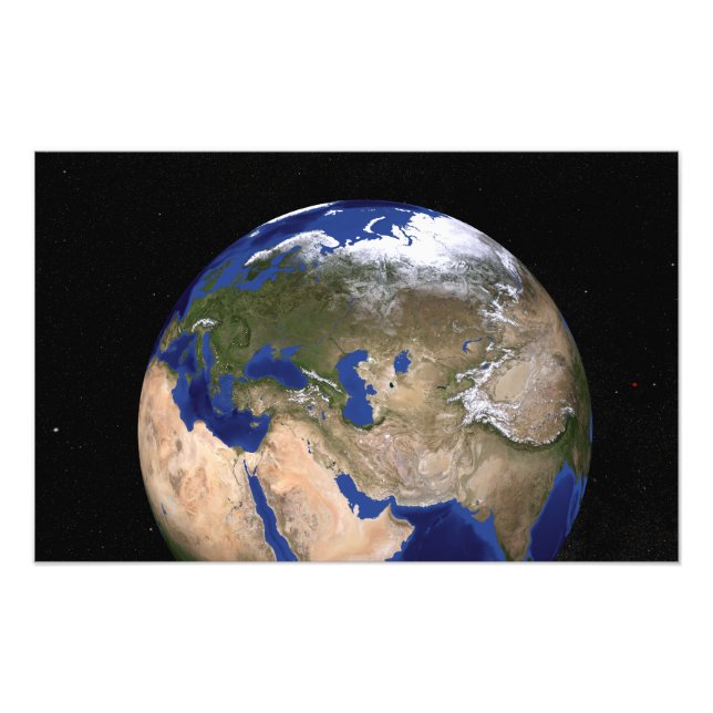 The Blue Marble Next Generation Earth Photo Print (Front)
