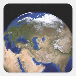 The Blue Marble Next Generation Earth Square Sticker
