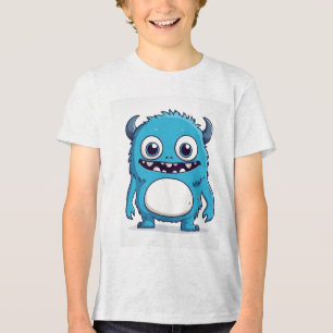 The blue Monster is protecting you Tri-Blend Shirt