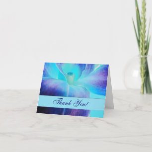 The Blue Orchid Thank You Notecard