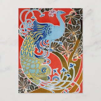 The Blue Peacock Postcard