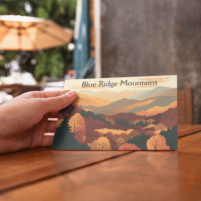 The Blue Ridge Mountains, customisable Postcard (Creator Uploaded)