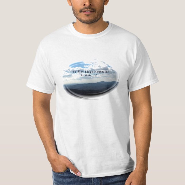 " The Blue Ridge Mountains " Value T-Shirt (Front)