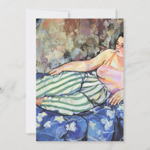 The Blue Room By Suzanne Valadon Invitation