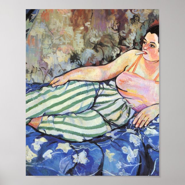 The Blue Room By Suzanne Valadon Poster (Front)