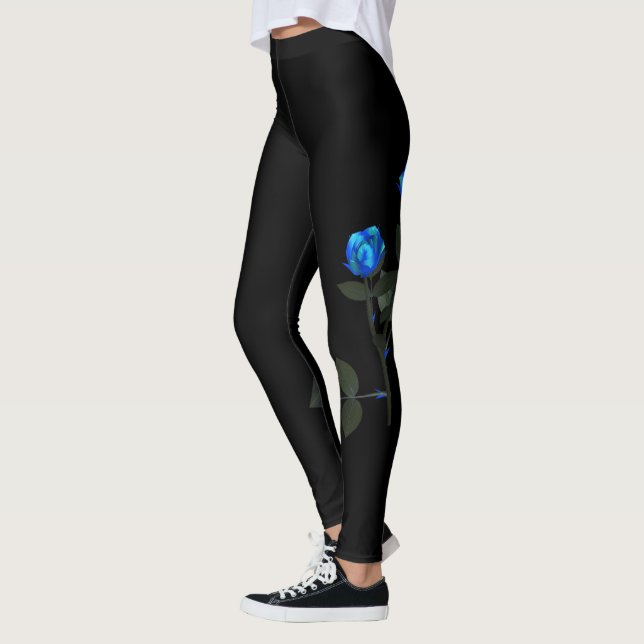 The Blue Rose Leggings (Left)