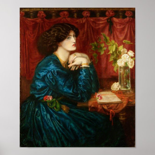 The Blue Silk Dress Poster (Front)