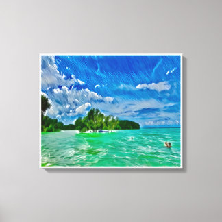 The Blue Sky Canvas Print