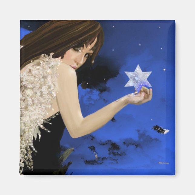 The Blue Star Magnet (Front)