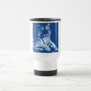 The Blue Tiger Travel Mug