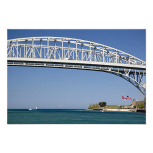 The Blue Water Bridge is a twin-span bridge 2 Photo Print