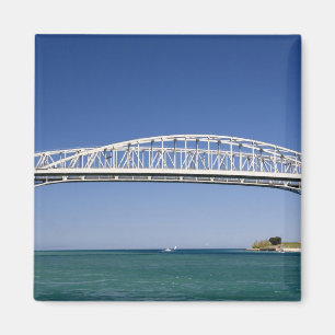 The Blue Water Bridge is a twin-span bridge Magnet