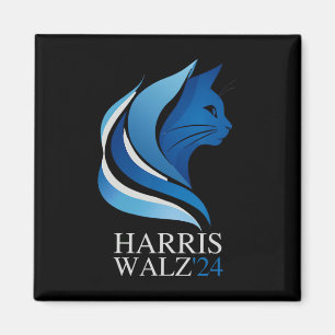 The Blue Wave Is Coming Covered In Cat Hairs Funny Magnet