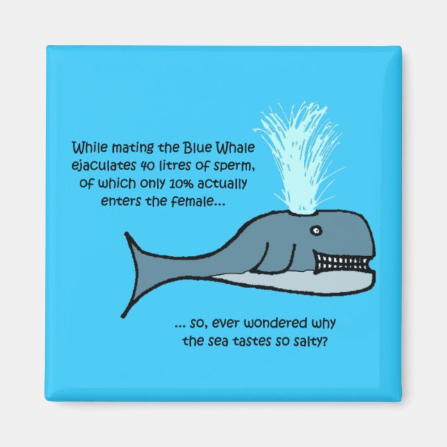 The Blue Whale... Magnet (Front)
