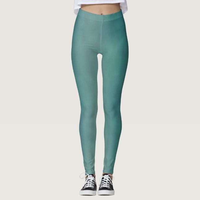 The Blues - aquamarine Leggings (Front)