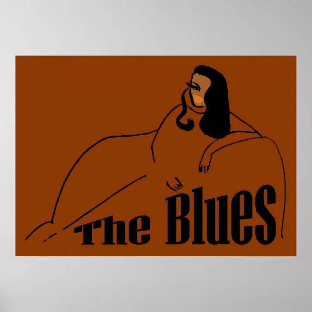 The Blues Female Singer Poster (Front)
