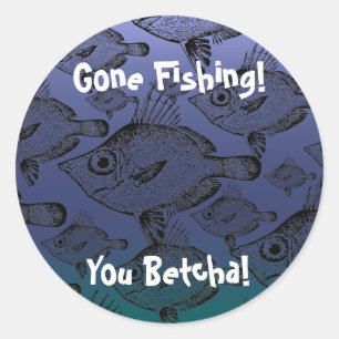 The Boar Fish: Gone Fishing - Sticker