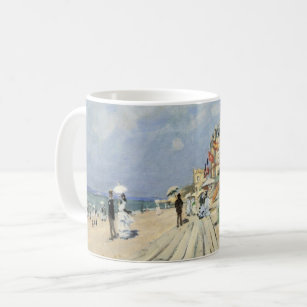 The Boardwalk at Trouville by Claude Monet Coffee Mug