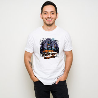 "The Boat of Halloween Ghosts & Bats T-Shirt