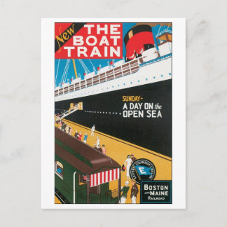The Boat Train Postcard