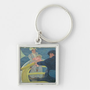 The Boating Party, 1893-94 (oil on canvas) Key Ring