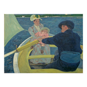 The Boating Party, 1893-94 (oil on canvas) Poster