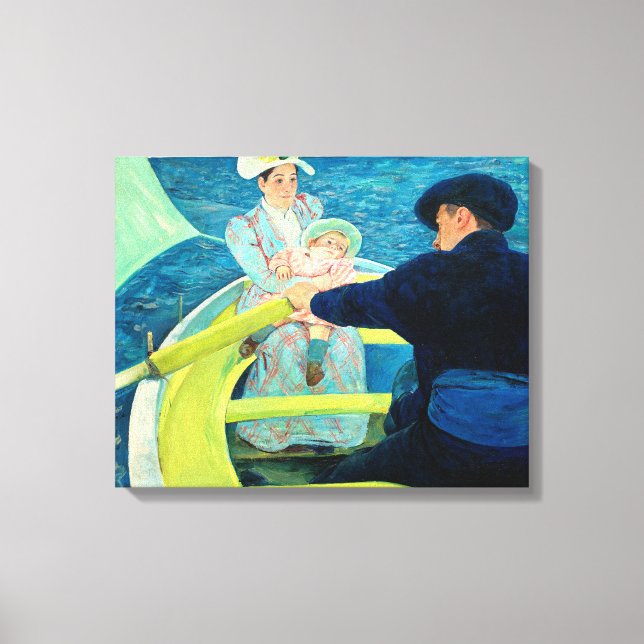 The Boating Party by Mary Cassatt Canvas Print (Front)