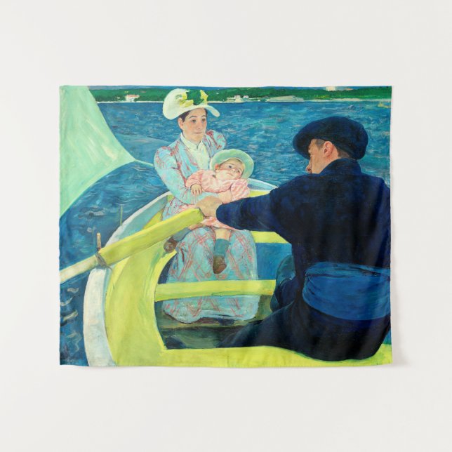 The Boating Party by Mary Cassatt Tapestry (Front (Horizontal))