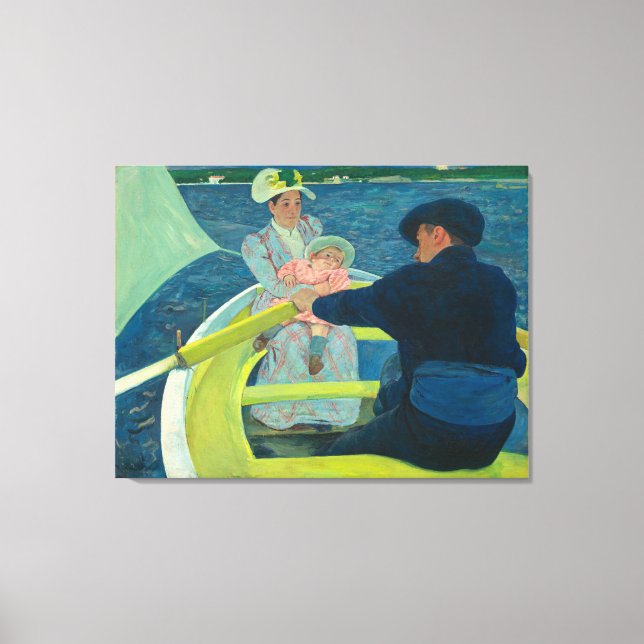 The Boating Party Canvas Print (Front)