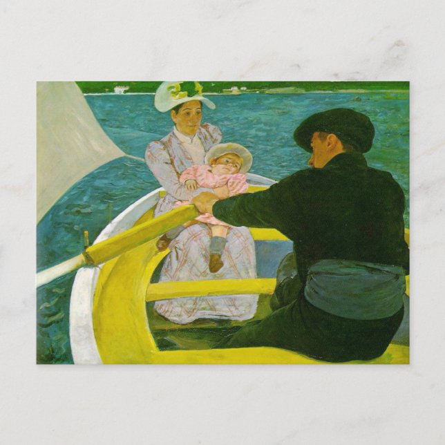 The Boating Party, Mary Cassatt Postcard (Front)